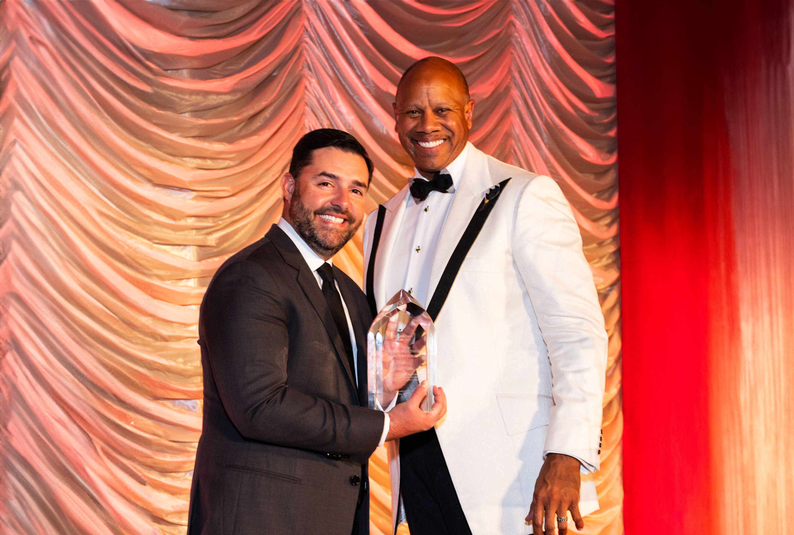 Jed York receives the Humankindness in Action Award